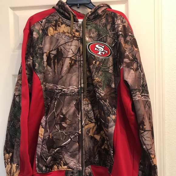 49ers camo hoodie